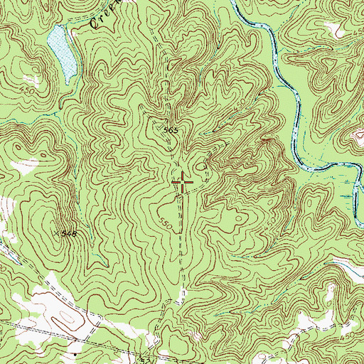 Topographic Map of Macbeth Church (historical), SC
