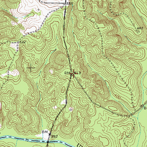 Topographic Map of Macedonia School (historical), SC