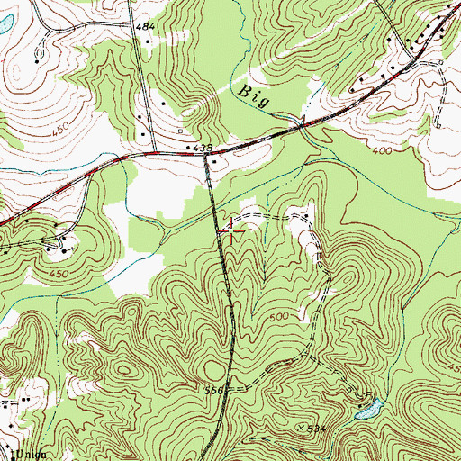 Topographic Map of McBride Cemetery, SC