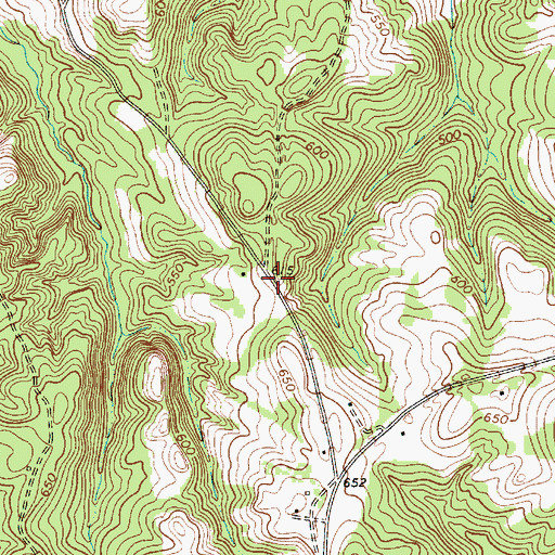 Topographic Map of McGowan School (historical), SC