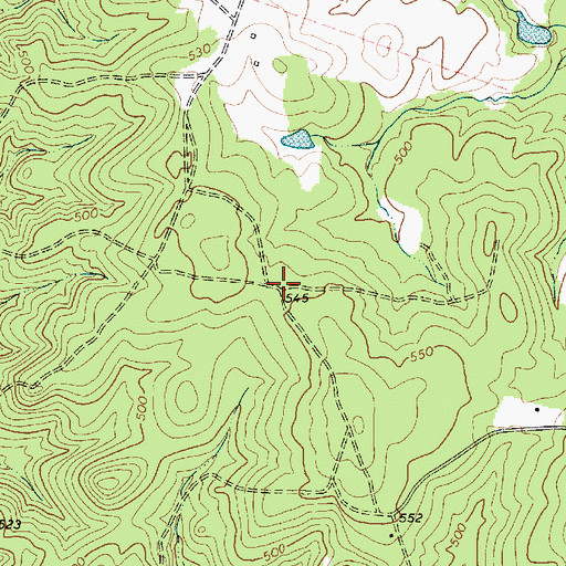 Topographic Map of Meadow Woods, SC