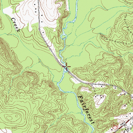 Topographic Map of Mud Bridge, SC