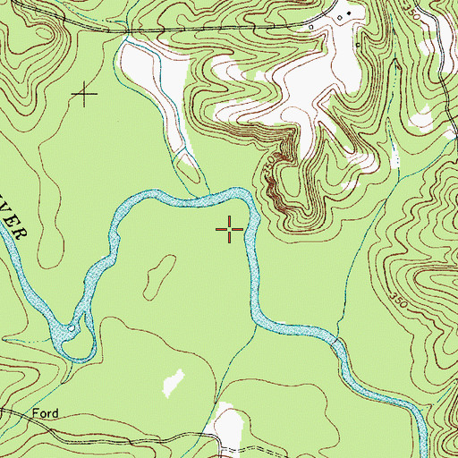 Topographic Map of Otterson Fort Cemetery, SC