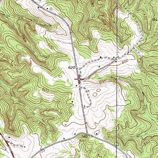 Topographic Map of Pine Tree (historical), SC