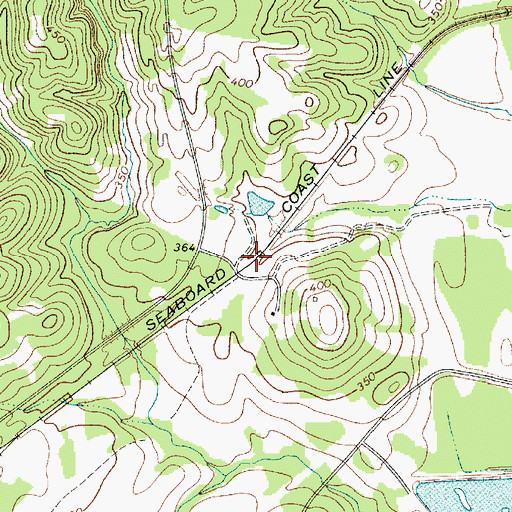 Topographic Map of Pride (historical), SC