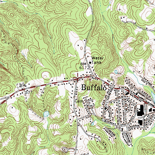 Topographic Map of Tempie Hill, SC