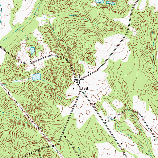 Topographic Map of Tinker Creek School (historical), SC