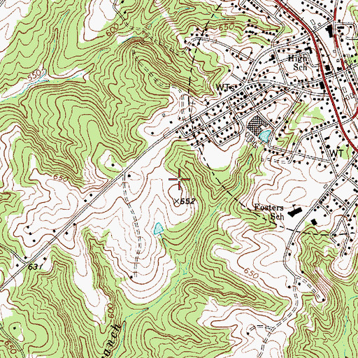 Topographic Map of Weber - Haile Cemetery, SC