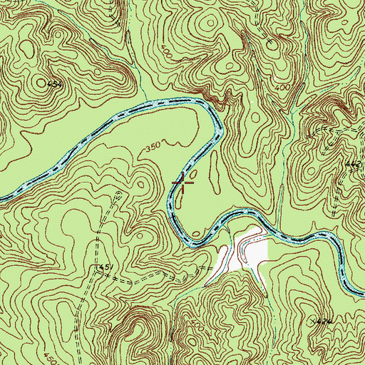 Topographic Map of Wrights Mill (historical), SC