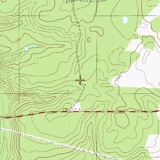 Topographic Map of Bentleys Church, SC