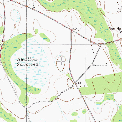 Topographic Map of Bostic Pond (historical), SC