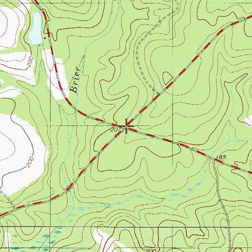 Topographic Map of Gill Crossroads, SC