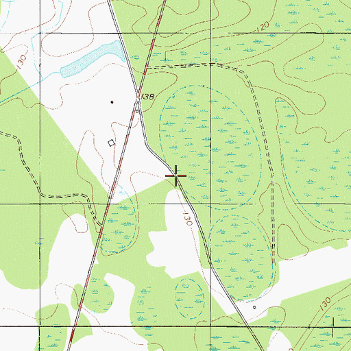 Topographic Map of Gopher Hall School (historical), SC