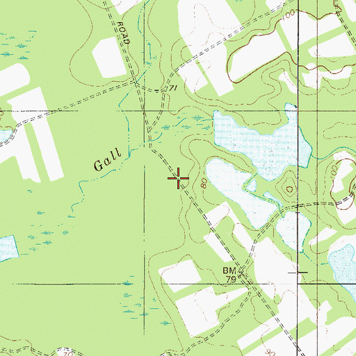Topographic Map of Grotan School (historical), SC