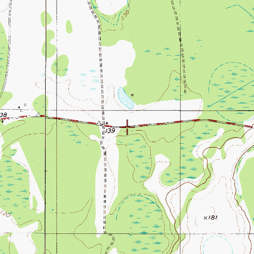 Topographic Map of King Creek School (historical), SC