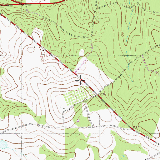 Topographic Map of Martin School (historical), SC