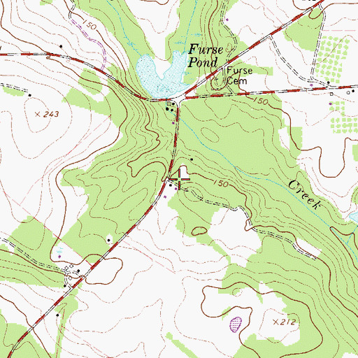 Topographic Map of Martin-Millett Community Center, SC