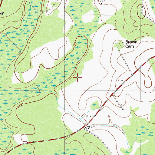 Topographic Map of Trinity School (historical), SC