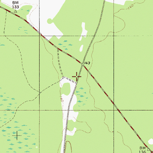 Topographic Map of Union Church (historical), SC