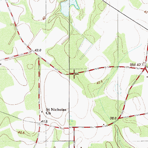 Topographic Map of Union School (historical), SC