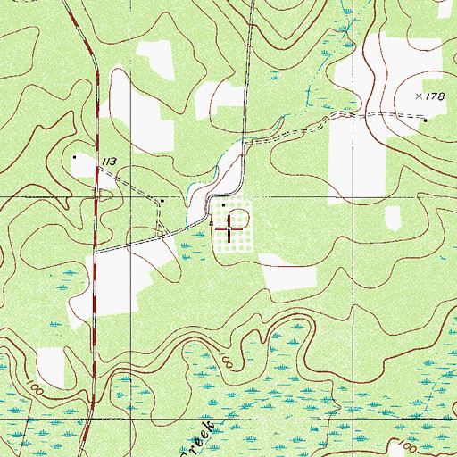 Topographic Map of Willingham Plantation, SC