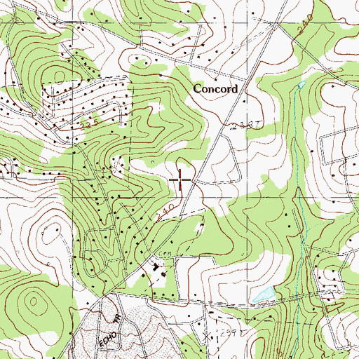 Topographic Map of Brittany Park, SC