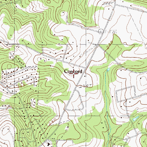 Topographic Map of Cambridge Place, SC