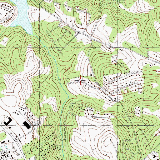 Topographic Map of Cedarwood, SC