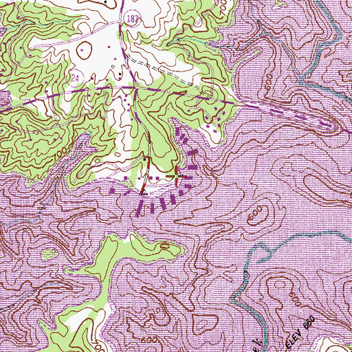 Topographic Map of Portman Marina, SC