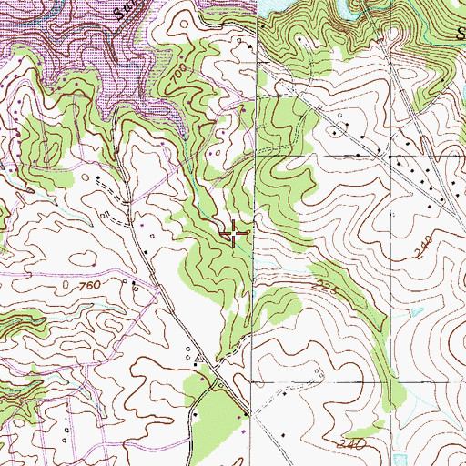 Topographic Map of Quail Creek, SC