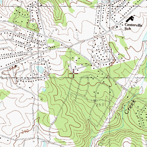 Topographic Map of Regency Woods, SC