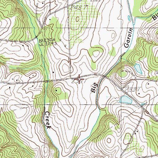 Topographic Map of Shady Grove School (historical), SC