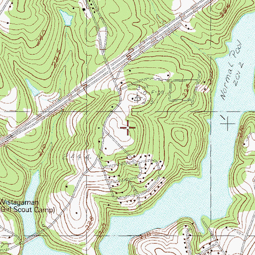 Topographic Map of Summer Place, SC