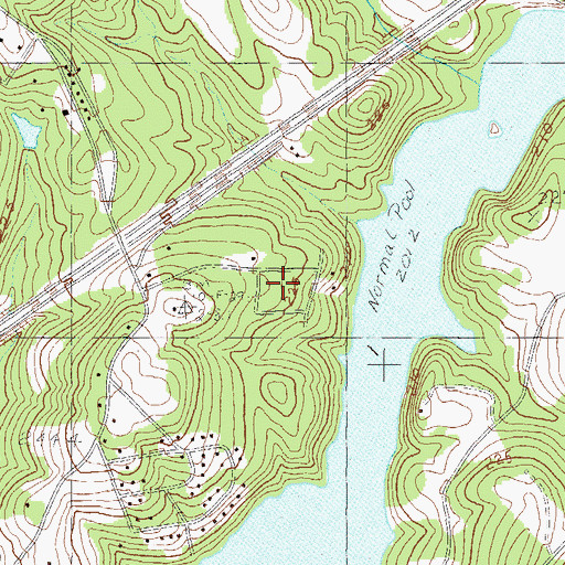 Topographic Map of Sunnyside Acres, SC