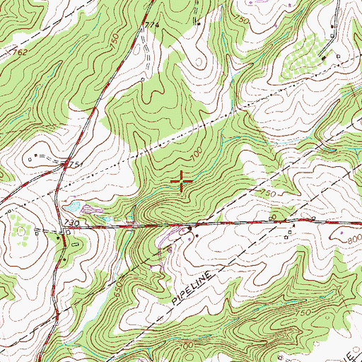 Topographic Map of Watsons Mill (historical), SC