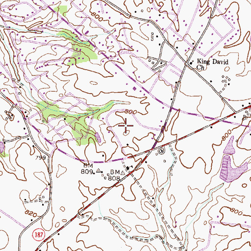Topographic Map of West Gate, SC