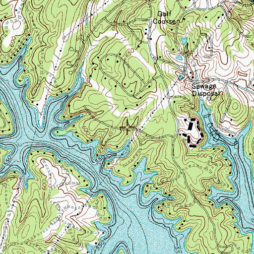 Topographic Map of Catawba Ridge, SC