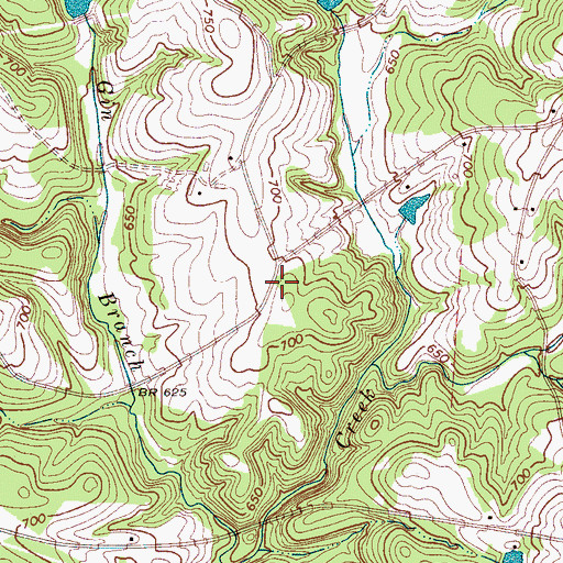 Topographic Map of Cedar Hill School (historical), SC