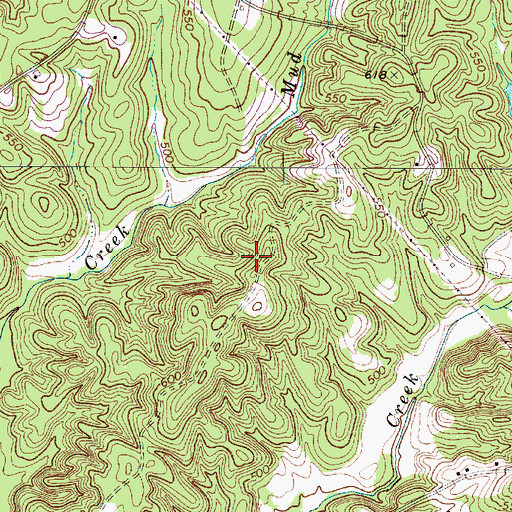 Topographic Map of Dorothy Gold Mine, SC