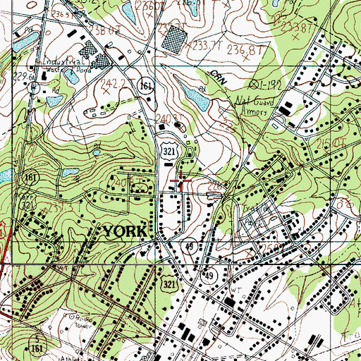 Topographic Map of Episcopal Childrens Home, SC