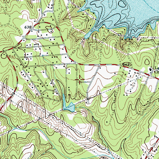 Topographic Map of Forest Acres, SC