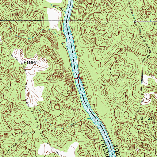 Topographic Map of Goods Island (historical), SC