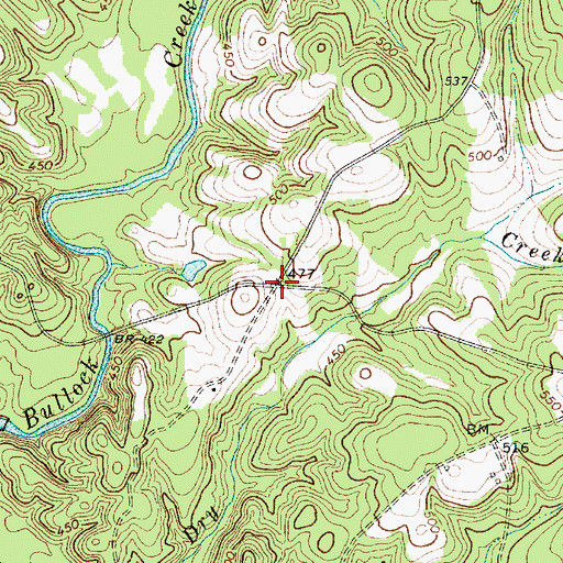Topographic Map of Gould (historical), SC