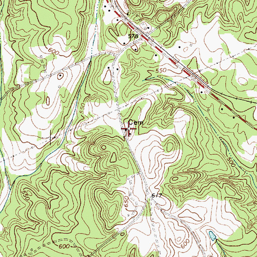 Topographic Map of Holiness Church, SC
