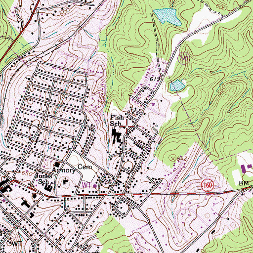 Topographic Map of Macedonia Church, SC