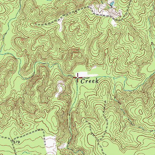 Topographic Map of McClure Creek, SC