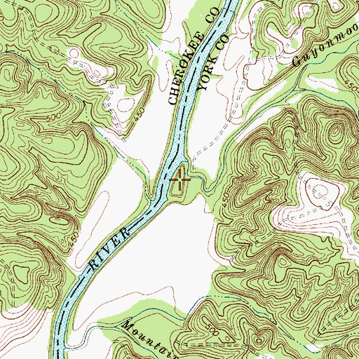 Topographic Map of McGowan Island, SC