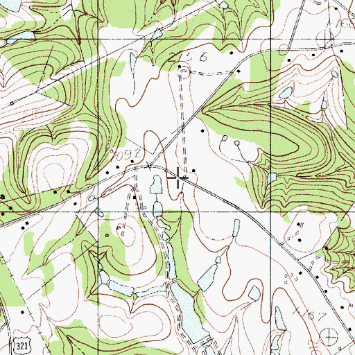 Topographic Map of Niels Chapel (historical), SC