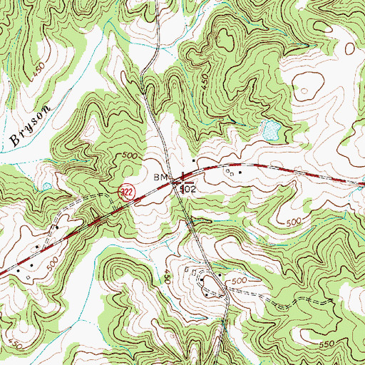 Topographic Map of Olive School (historical), SC