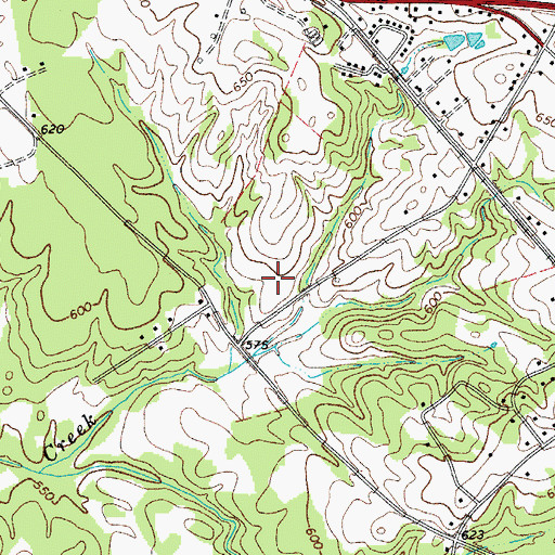Topographic Map of Rock Hill High School, SC